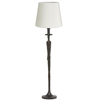 Wysoka lampa stołowa Mrs Tall z abażurem